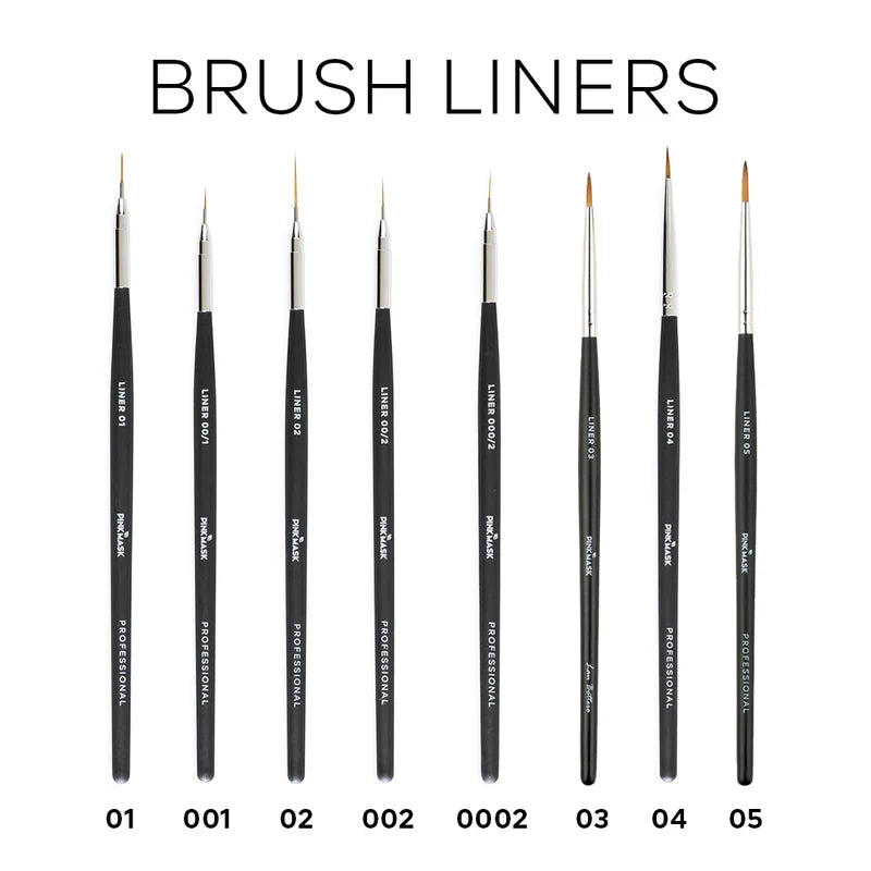 Pink Mask - Gel Brush Liner 000/2
