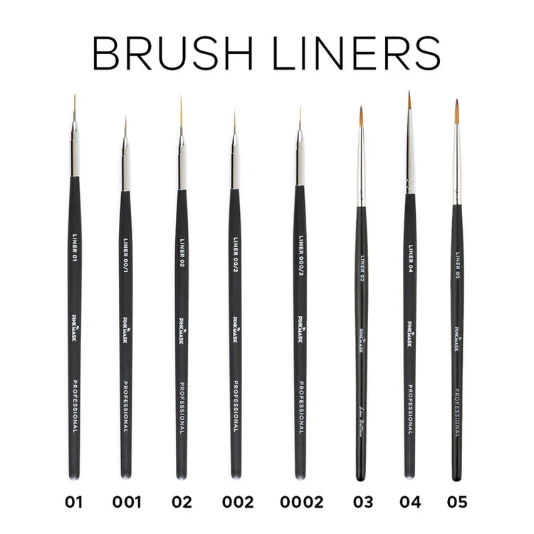 Pink Mask - Gel Brush Liner 000/2
