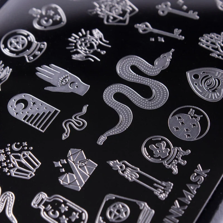 Pink Mask - Stamping Plate Esoteric #64